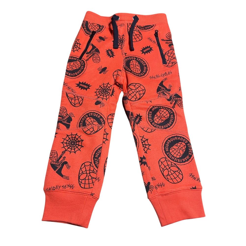 Spotted Zebra Disney Marvel Spider-Man boys fleece jogger pants size 3T